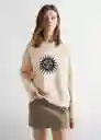 Buzo Sudadera Colombia Offwhite Talla 19 Niñas Mango