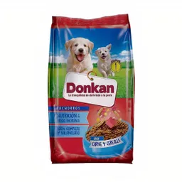 Donkan Alimento Seco Sabor a Carne y Cereales para Perros Cachorros