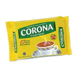 Corona Chocolate de Mesa Barra