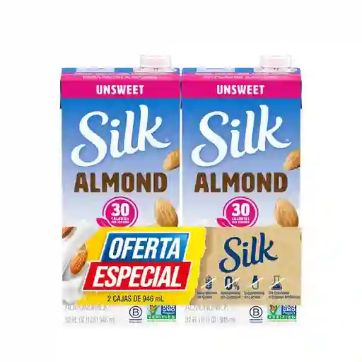 Silk Bebida Almendras Sin Endulzar