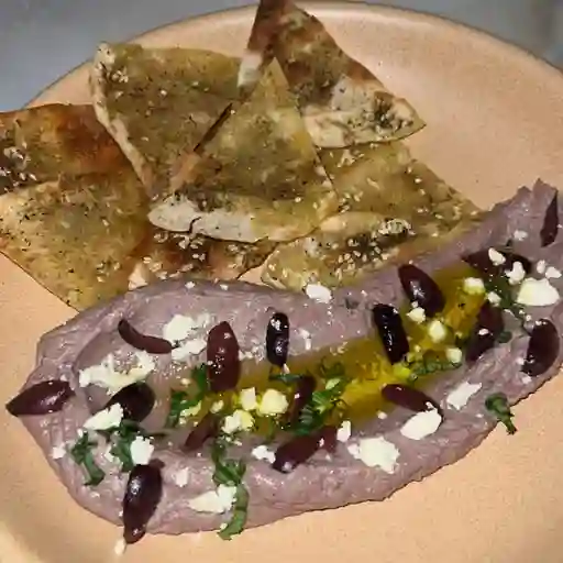 Hummus de kalamata
