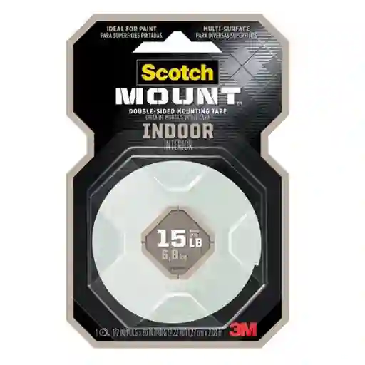 Scotch Cinta Doble Faz Interior 12.7 mm x 2.03 m