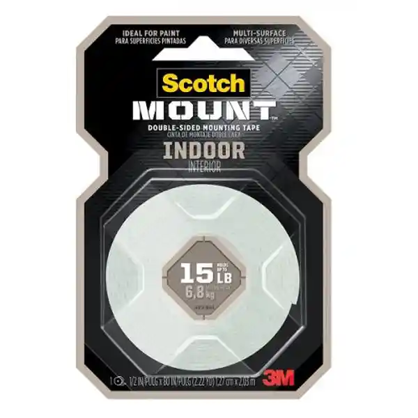Scotch Cinta Doble Faz Interior 12.7 mm x 2.03 m