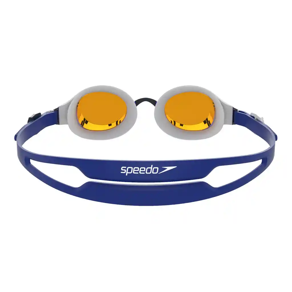 Speedo Gafas de Natación Hydropure Mirror Azul y Naranja