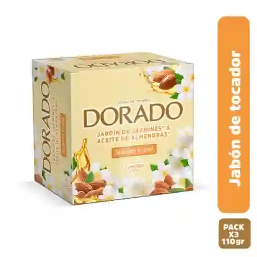 Dorado Jabón de Tocador Jazmines y Aceite de Almendras