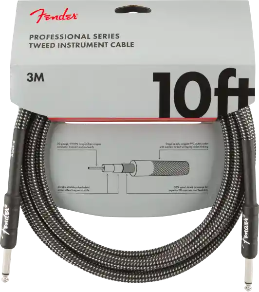 Fender Cable Twed 10FT Gris 0990820062