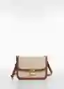 Bolso M Monaco Cuero Talla 99 Mujer Mango