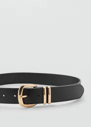 Cinturón Nash Negro Talla M Mujer Mango