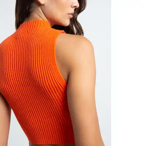 Saco Tejido Mujer Naranja Lirio Medio Talla S Naf Naf