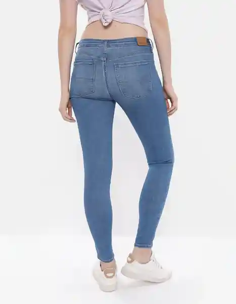 Jean Mujer Azul Talla: 6 SHORT 4712915 American Eagle