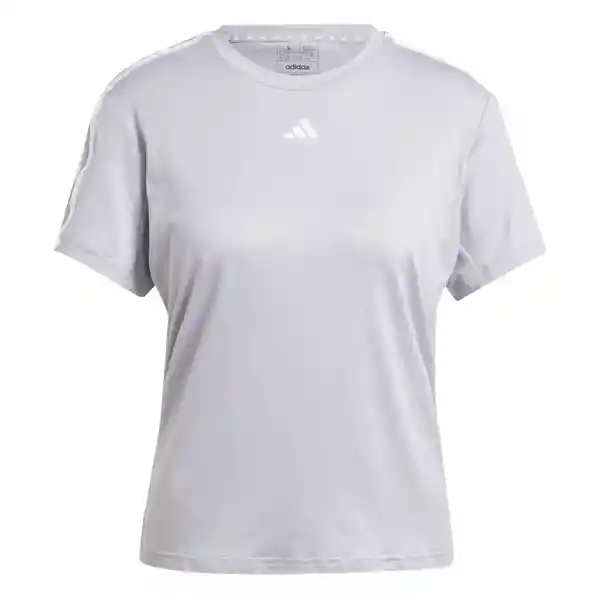 Adidas Camiseta Tr-es 3s Para Mujer Gris Talla M