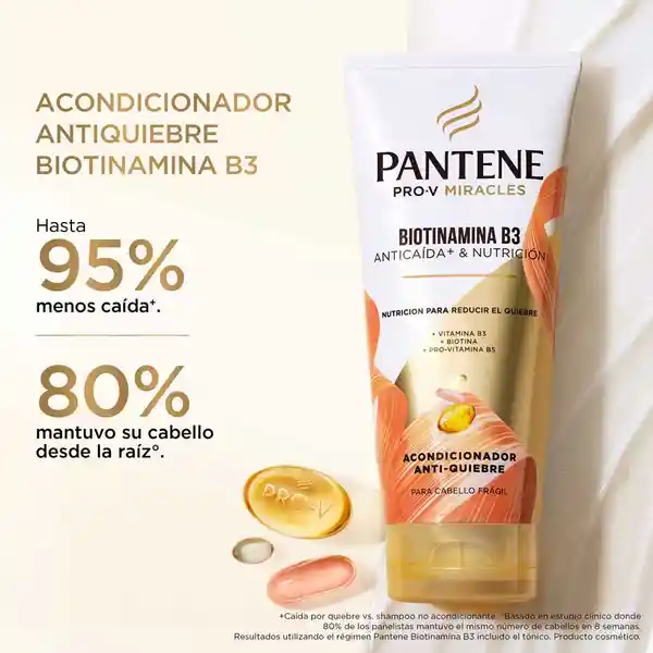 Acondicionador Antiquiebre Pantene Biotinamina B3 250 mL