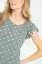 Blusa Psuedo Color Verde Salvia Talla XS Ragged