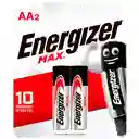 Energizer Max Pilas Alcalinas AA2