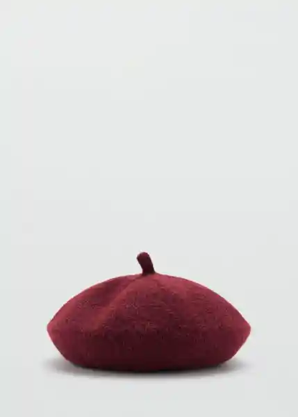 Gorro Beri Burdeos Mujer Mango