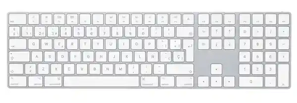 Apple Magic Keyboard Con Teclado Numérico Español Plata