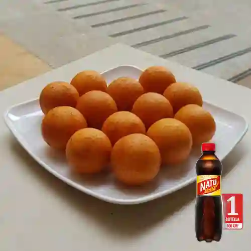 Combo Buñuelo Mozarella + Natu Malta 400 ml