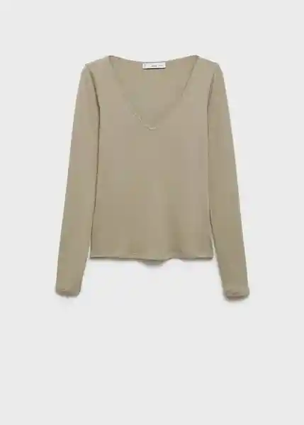 Camiseta Ballet Verde Pastel Talla XS Mujer Mango