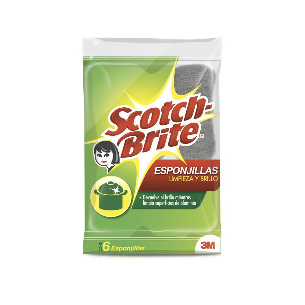 Scotch Brite Esponjilla De Lana De Acero 6 und