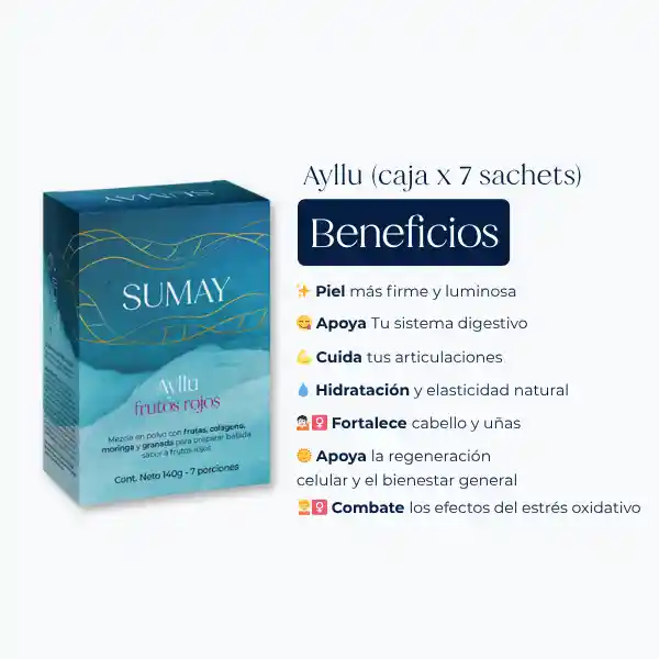 Sumay Mezcla en Polvo Ayllu Frutos Rojos