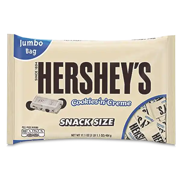 Tableta Hersheys Snack Size Cookies & Creme