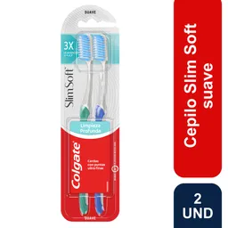 Colgate Cepillo de Dientes Suave Slim Soft