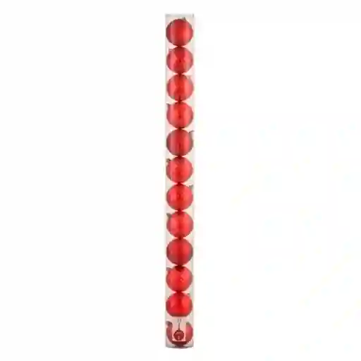 Cotidiana Set Esferas Diseño Red 8 cm Nav2
