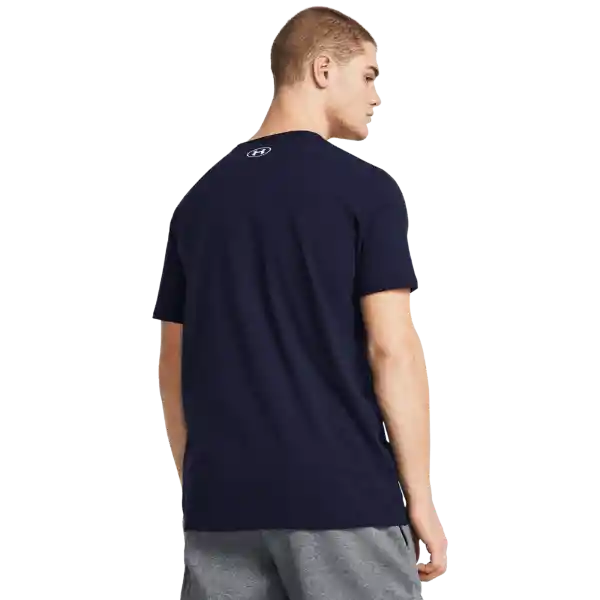 Under Armour Camiseta Camo Chest Stripe Hombre Azul Talla LG