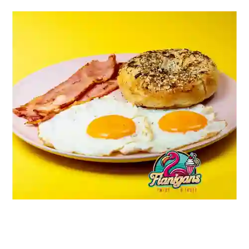 Everything Bagel Huevos Toci Desayuno