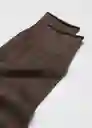 Calcetines Scot1Kha Khaki Talla 42 Hombre Mango