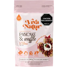 Viva Natur Mezcla Para Pancake y Waffle Avena Trozos de Frutas