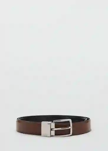Cinturón Emili Negro Talla 80 Hombre Mango