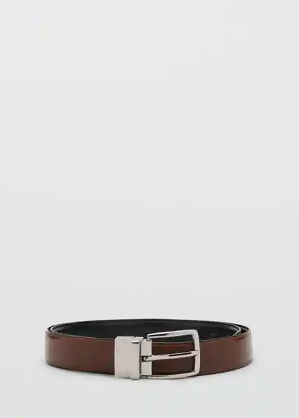 Cinturón Emili Negro Talla 80 Hombre Mango