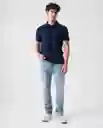 Camiseta Polo Hombre Azul Talla XS 802G000_AZU194024 Americanino