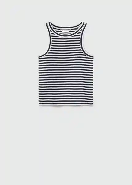 Camiseta Contrast Navy Talla 21 Niñas Mango