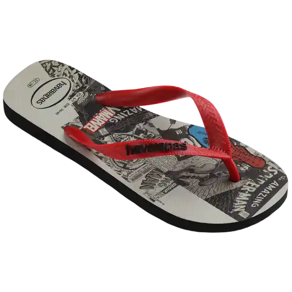 Sandalias Stop Marvel Clas Negro Talla 40 4147012 Havaianas