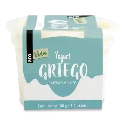 Aro Vida Yogurt Griego Natural Sin Dulce