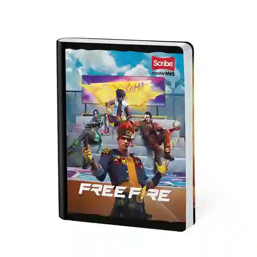 Scribe Cuaderno Freefire Rayado 50 Hojas Cosido 