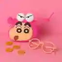 Monedero Shinnosuke Nohara Serie Crayon Sinchan Fucsia Miniso
