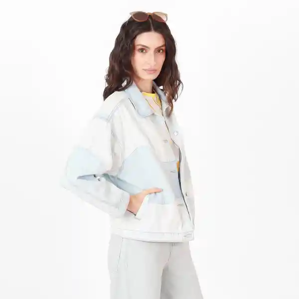 Chaqueta Cuello Sport Manga Larga Azul Talla M 680059