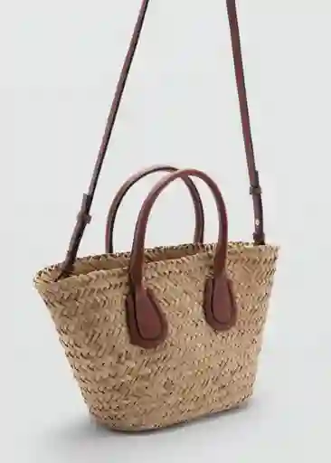 Bolso P Serifos Cuero Talla 99 Mujer Mango