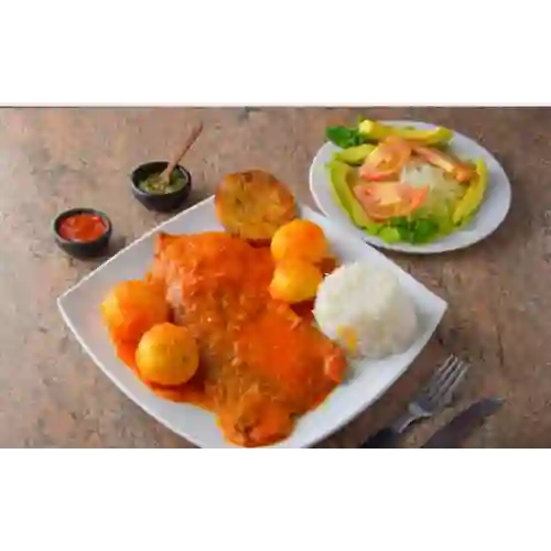 Sobrebarriga en salsa