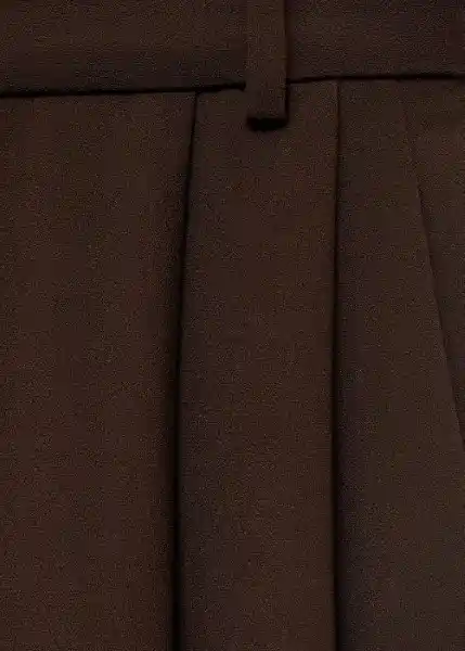 Pantalón Grace Chocolate Talla 38 Mujer Mango