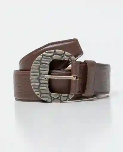 Cinturón Boho Café Caramelo Oscuro Talla L Chevignon