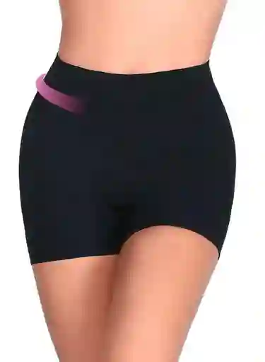 Beautiful Comfortable Short Seamless Multishape Negro Talla M