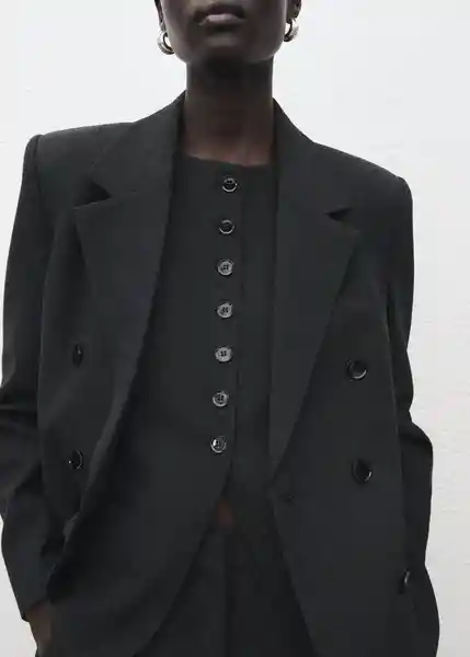 Chaleco Daisy Gris Talla S Mujer Mango