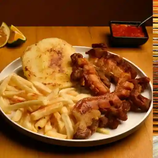 Plato mixto más gaseosa 250