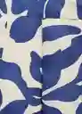 Pantalón Jamie Azul Talla 36 Mujer Mango