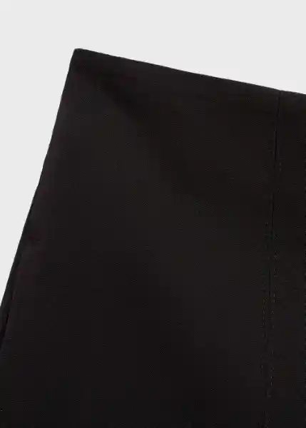 Short Malu5-H Negro Talla 40 Mujer Mango