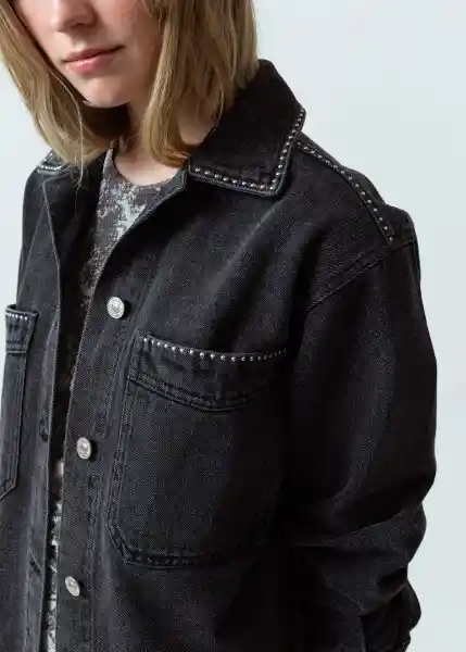 Chaqueta Benny Negro Puro Talla L Mujer 421G370 Naf Naf
